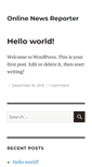 Mobile Screenshot of onlinenewsreporter.com